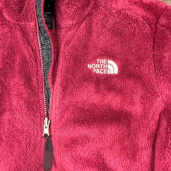 The North Face Women's Osito Fleece Full Zip Jacket Cozy Warm Red M Outdoors - Picture 2 of 10
